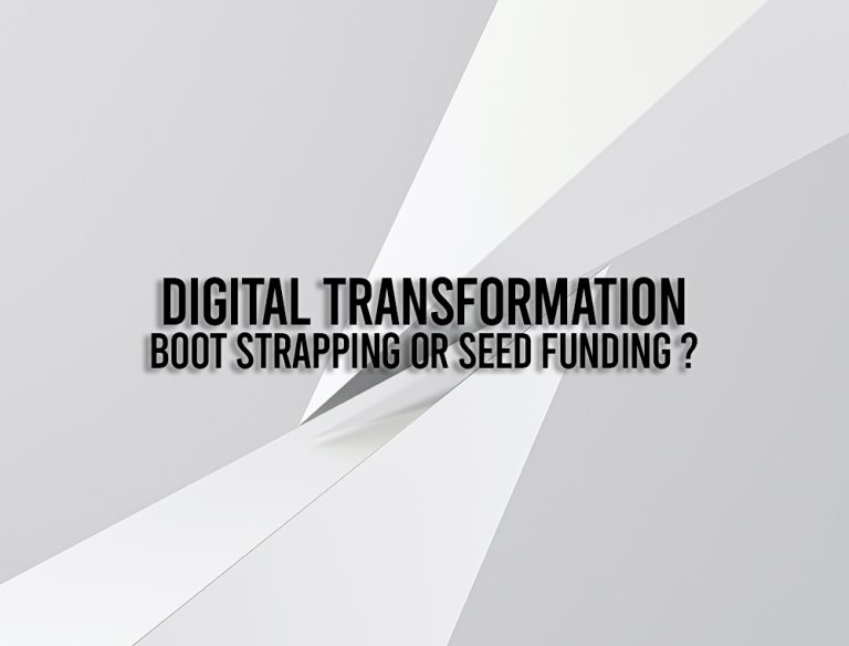 Digital Transformation: Bootstrapping vs Seed Funding​